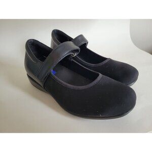 Alivio Women Wisdom Black Mary Jane Comfort shoe size 38 Orthotic wedge